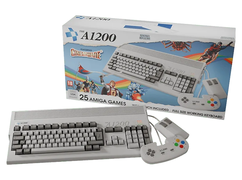 Consola retro - Koch Media THE A1200, 1 kb, 25 juegos incluidos, Gris (imagen 1 de 3)