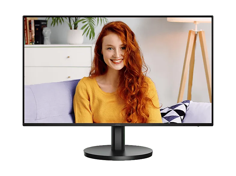 Monitor - AOC 27B3HA2 27" FHD, 100Hz, IPS, 1 ms MPRT, Adaptive Sync., Altavoces (1920x1080, 1x HDMI 1.4), Negro