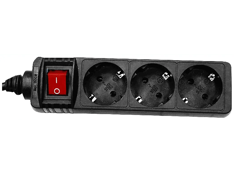 Regleta - Hama 00030392, 1.4m, Negro
