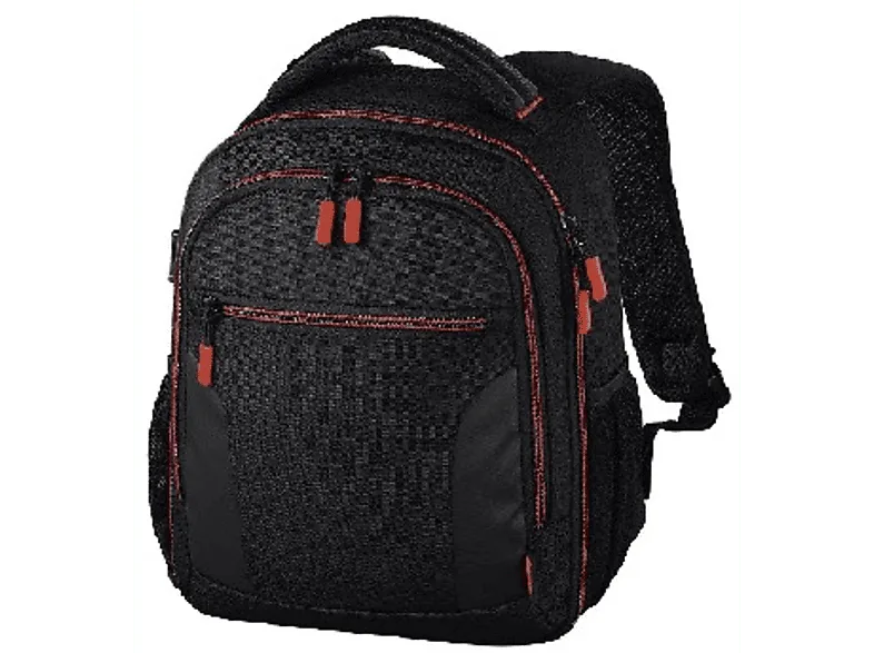 Mochila - Hama Miami 00139856, Para cámara, Objetivos, Portátil hasta 10.2", Trípode, 5 l, Negra