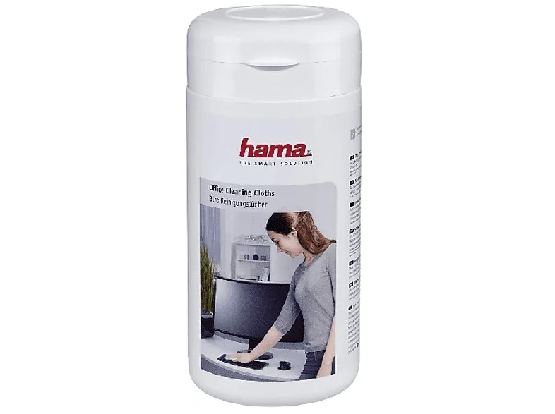 Accesorio limpieza - Hama Toallitas húmedas, 100 unidades, Blanco