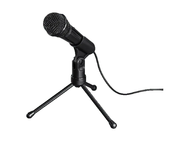Micrófono - Hama MIC-P35 AllRound (139905), Trípode, Negro