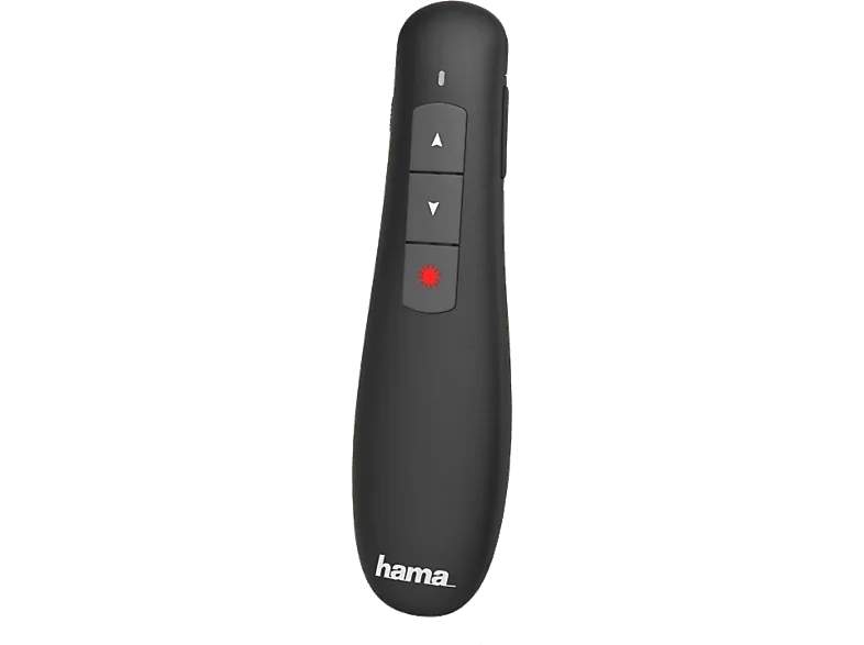 Presentador láser - Hama 00139915, Con receptor USB 2.0, Negro