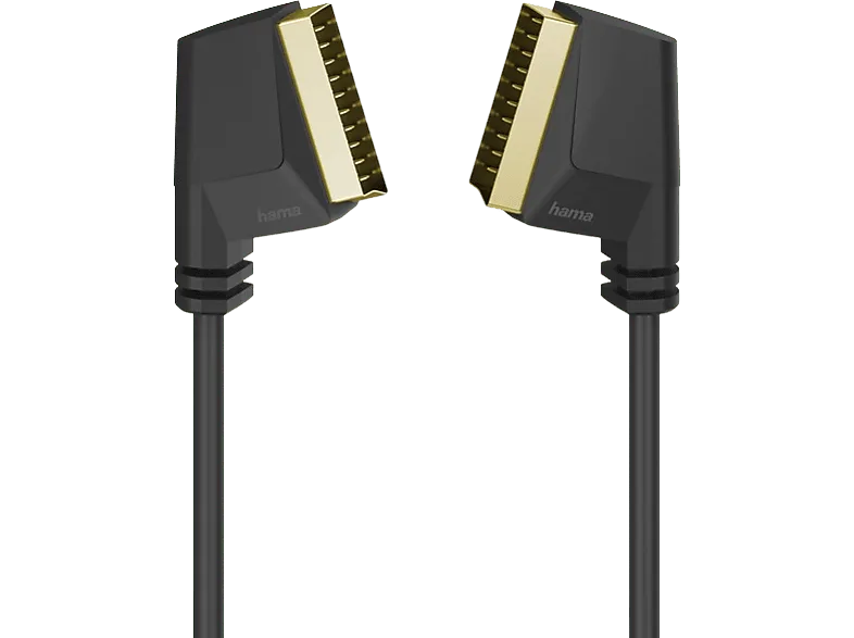 Cable euroconector - Hama 00205082, 1.5 mm, Negro
