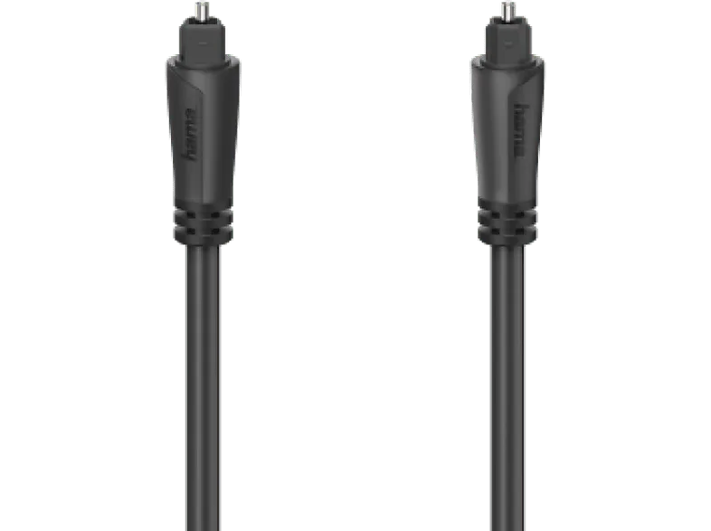 Cable de fibra óptica - Hama 00205134, Con conexión audio ODT, 1.5 m, Negro