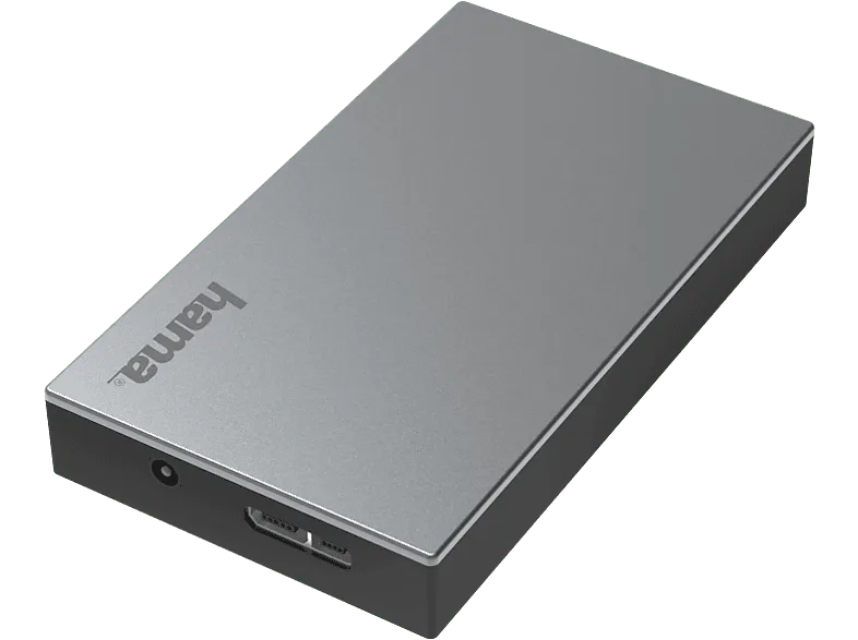 Hub - Hama 00200115, 4 puertos USB-A, Hasta 5 Gbit/s, Negro