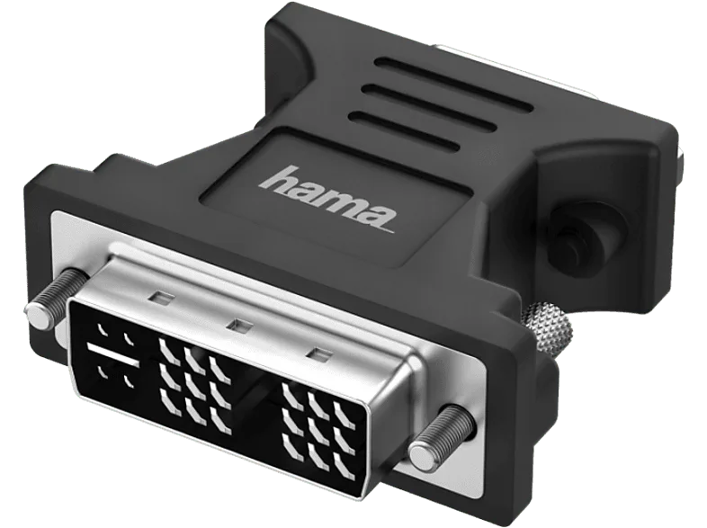 Adaptador - Hama 00200340, Full HD, De DVI a VGA, Negro