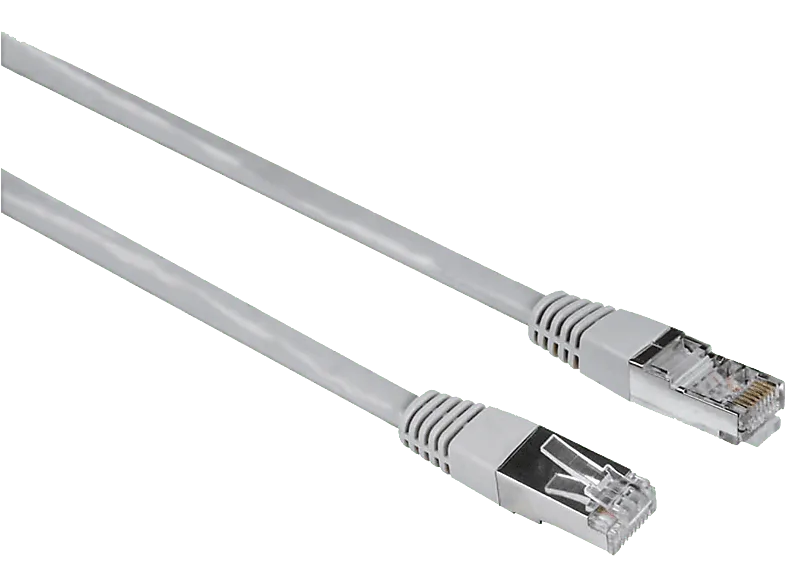 Cable de red - Hama RJ-45 CAT-5E STP, 1.5 metros, Gris