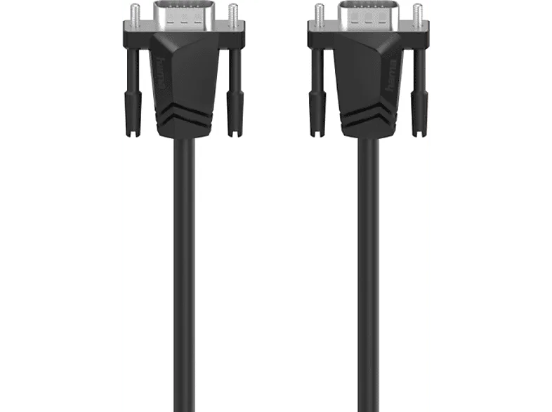 Cable VGA - Hama 00200707, Full HD, 15 pines, 1.5 m, Negro