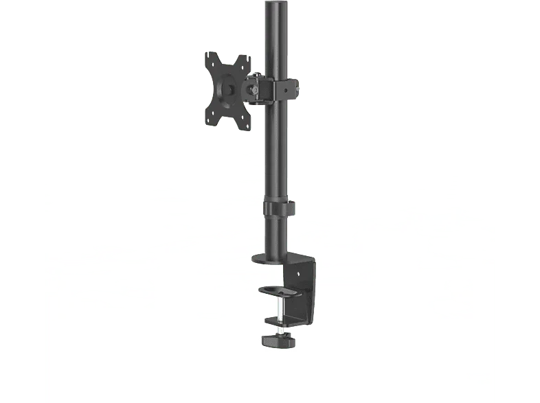 Soporte monitor - Hama Holder, De 13" a 32", Compatible con los estándares VESA 75x75-100x100, Inclinación +45°/-45°, Giro 180°, Hasta 10kg, Negro
