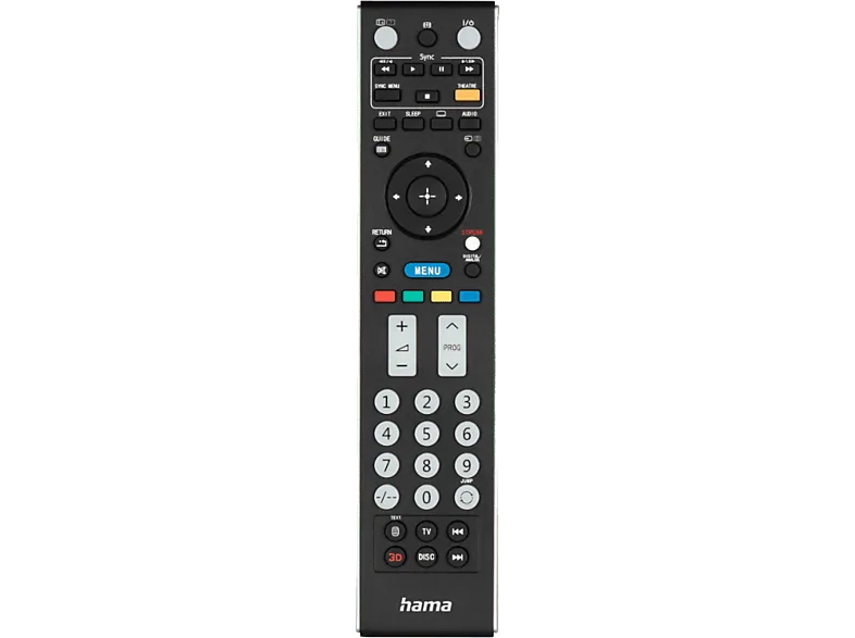 Mando a distancia - Hama 00221062, Sony, Programable, Botones Autoiluminados, Negro