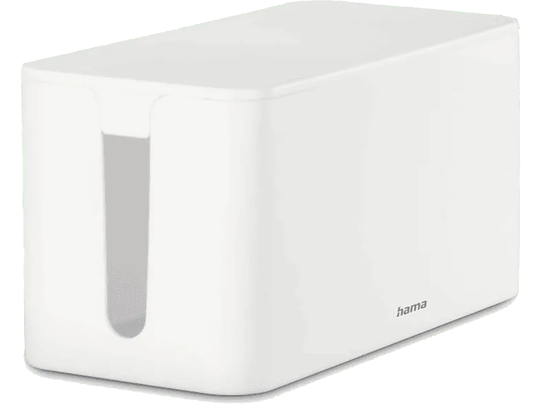 Organizador de cables - Hama 00221010, Antideslizante, 23.5 x 11.5 12 cm, Blanco