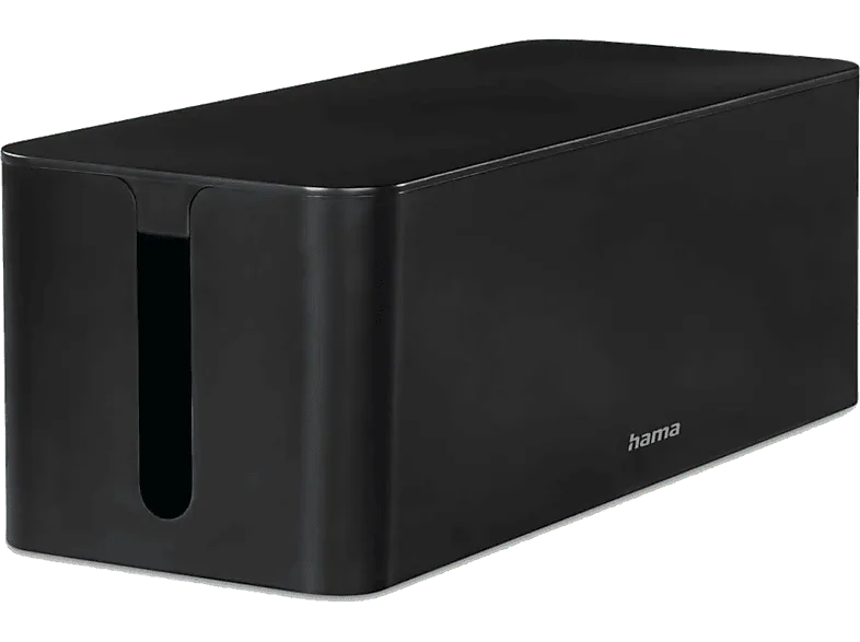 Organizador de cables - Hama 00221012, Antideslizante, 40.6 x 15.6 13.5 cm, Negro
