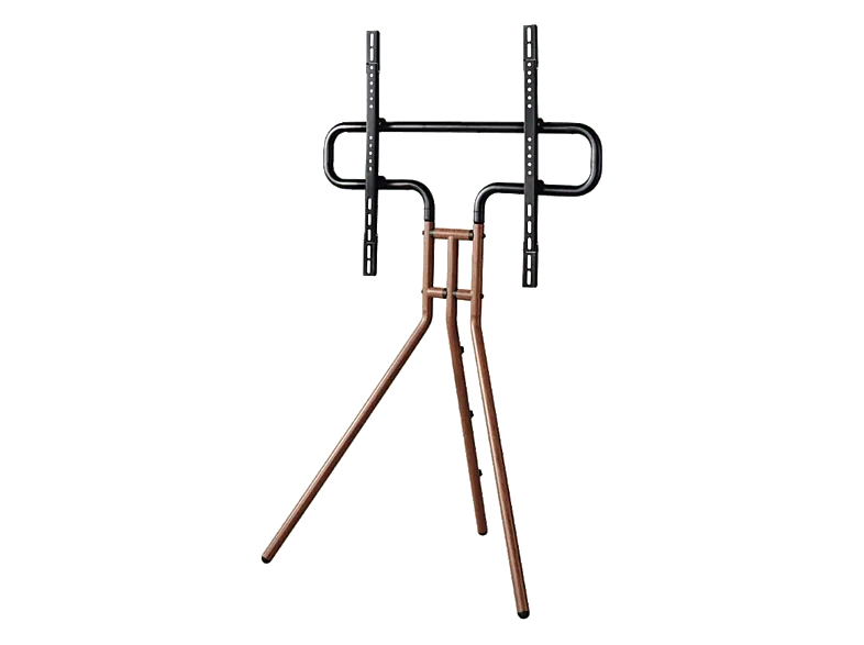 Soporte TV - Hama Easel Design 00220872, de 37" 75", VESA Hasta 600 x 400, Fijo, Nogal