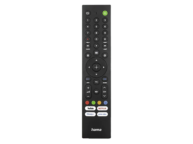 Mando a distancia - Hama 00221066, Para Televisores Sony IR, Infarrojo, Capacidad de aprendizaje, 4 botones aplicaciones, Negro