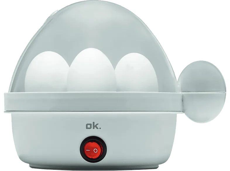 Cuece huevos - ok. OEB 102W hasta 7 huevos, Señal de fin audible, Tapa transparente