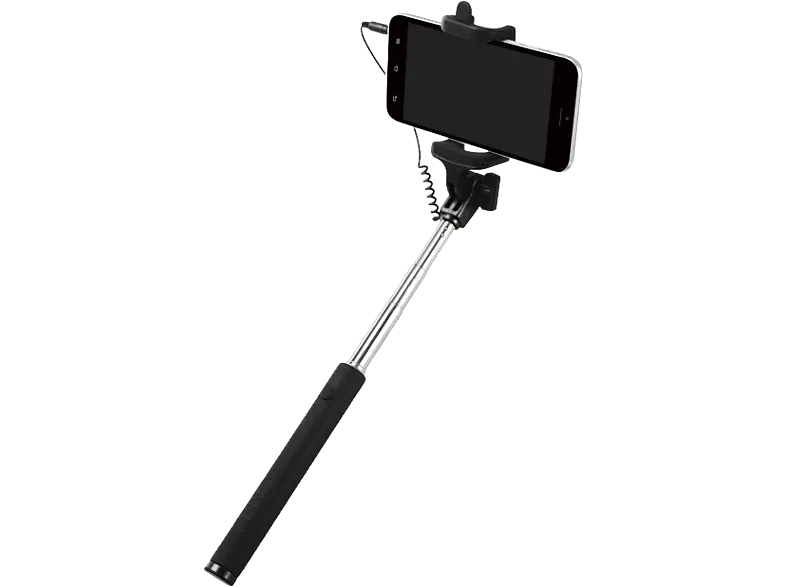 Palo Selfie - ISY ISW-510, Para smartphones, Jack de 3.5 mm, Negro
