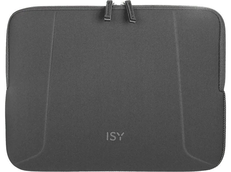 Funda portátil - ISY INB-1315, Universal, Hasta 14", Poliéster, Gris