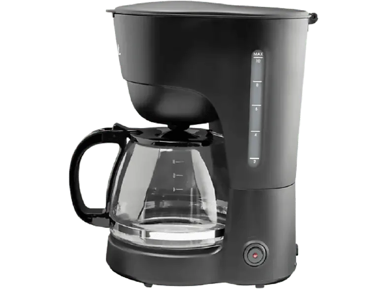 Cafetera de goteo - ok. OCM 7521 B, 750 W, 1.25 l, Capacidad 10 tazas, Función mantenimiento caliente, Negro
