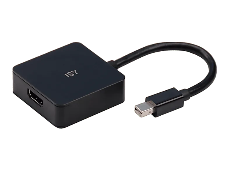 Adaptador - ISY IAD-1006, Compatibilidad Universal, Plug & Play, 900 mAh, 1920x1080@60Hz/30Hz, Negro