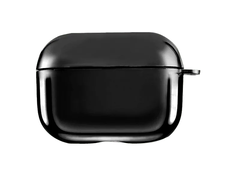 Funda estuche de carga auriculares - ISY IEC-2400-BK Airpods Pro Case, Compatible con Appel AirPods Pro, LED frontal visible, Negro