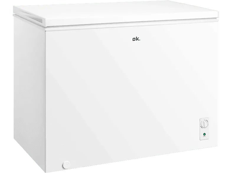 Congelador horizontal - ok. OFZ 181 E W, 293 l, 84.8 cm, Control temperatura, 4 estrellas, Blanco