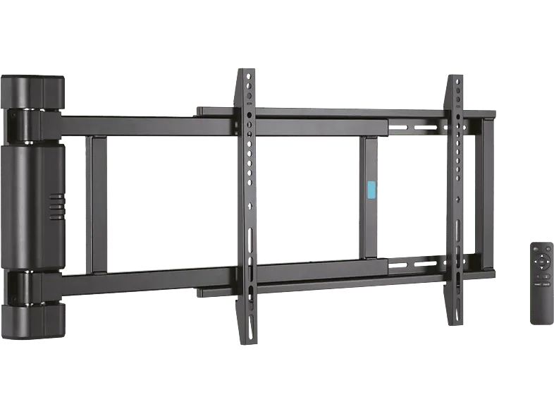 Soporte TV - ISY ITV 800, De 32"- 75", VESA max. 600 x 400 mm, Carga máx. 50 kg, Mando a distancia, Negro