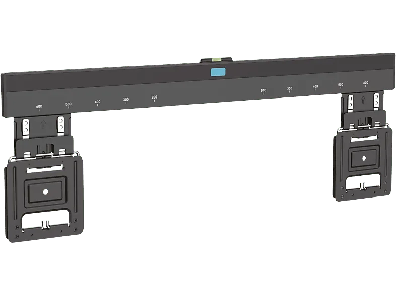 Soporte TV - ISY ITV 1400, De 37 " 80", VESA máx. 600 x 400 mm, Fijo, Carga 75 kg, Negro