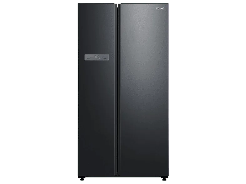 Frigorífico americano - KOENIC KDD 211 A NF IN B, No Frost, 177 cm, 592 l, Side-by-Side, Libre Instalación, Touch Control, Dark Inox