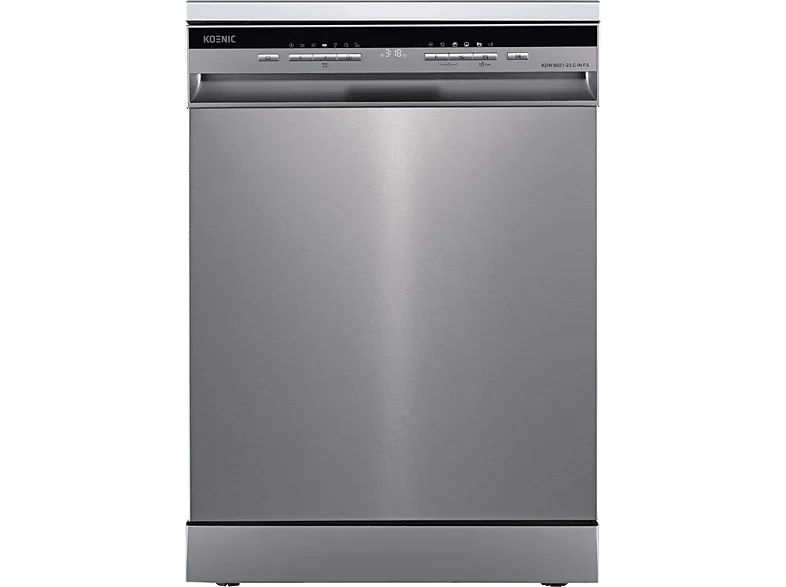 Lavavajillas - KOENIC KDW 6021-13 C IN FS, 14 Servicios, 8 Programas, Ancho 59.6 cm, Libre instalación, Inox