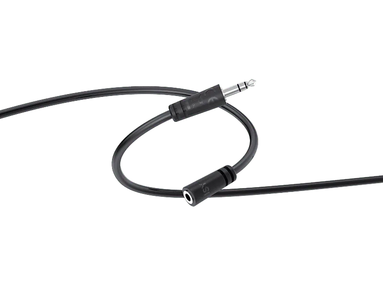 Cable audio - ISY IAU-1009, 3m, 3.5 mm jack a out, PVC, Negro