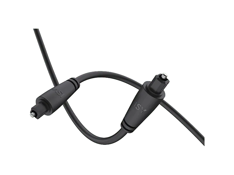 Cable óptico - ISY IAU-1025, 3 m, Negro