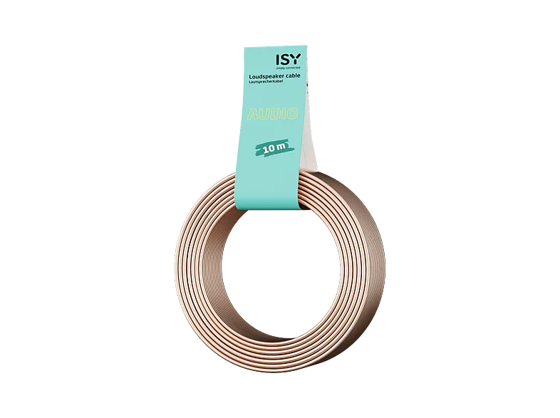 Cable audio - ISY IAU-1035, 10 m, Diámetro 0.75 mm, PVC, SC a SC, Transparente