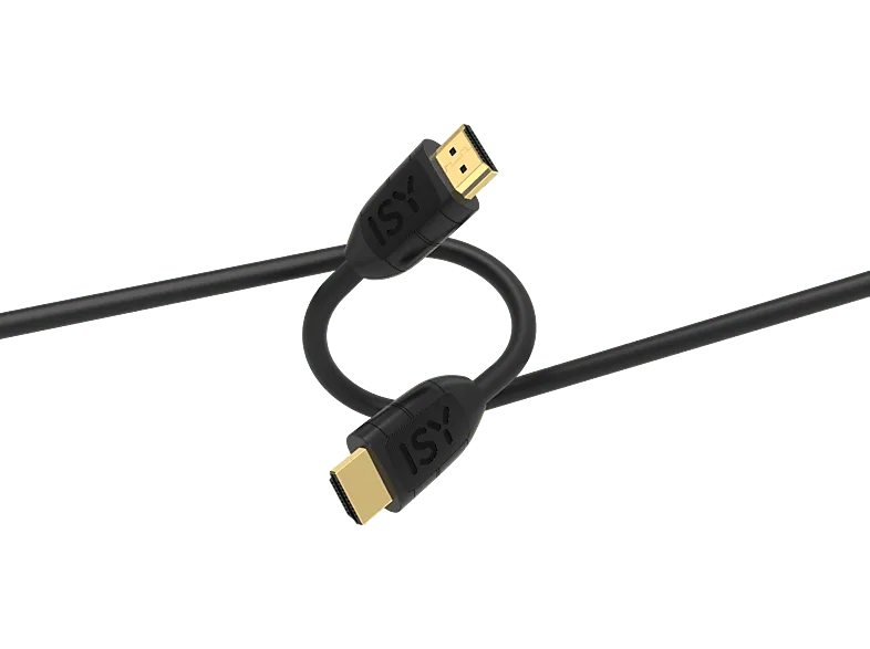 Cable HDMI - ISY IHD-9047, High Speed con Ethernet, 1.5m, Premium 18 Gbps, Max. resol 1080p (1920 x 1080), Negro