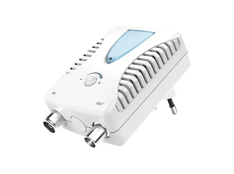 Amplificador antena - ISY ISA-9048, 230 V, 50 Hz, Blanco
