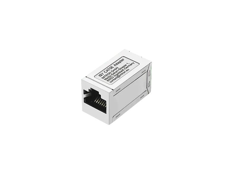 Adaptador - ISY IPC-1008, Cat-5e, RJ-45/RJ-45, 1 Gbps, Blanco