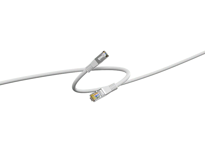 Cable de red - ISY IPC-1019, Cat-5e, 5m, 1 Gbps, RJ-45, Blanco