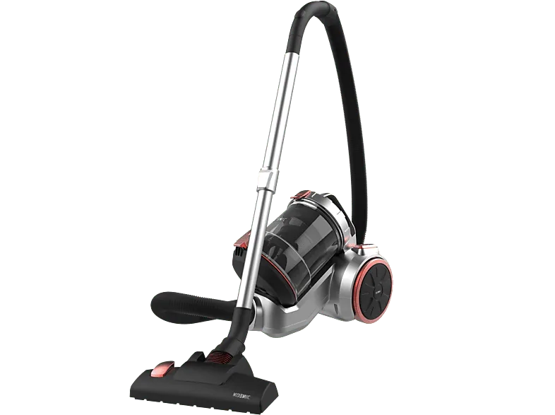Aspirador sin bolsa - KOENIC KVC 82525, 890 W, Capacidad Depósito 600l, Gris
