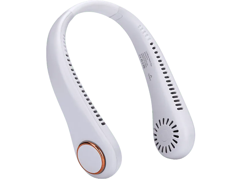 Ventilador de cuello - Koenic KHS 62325, Portátil, 5V, 5h Autonomía, USB, Blanco