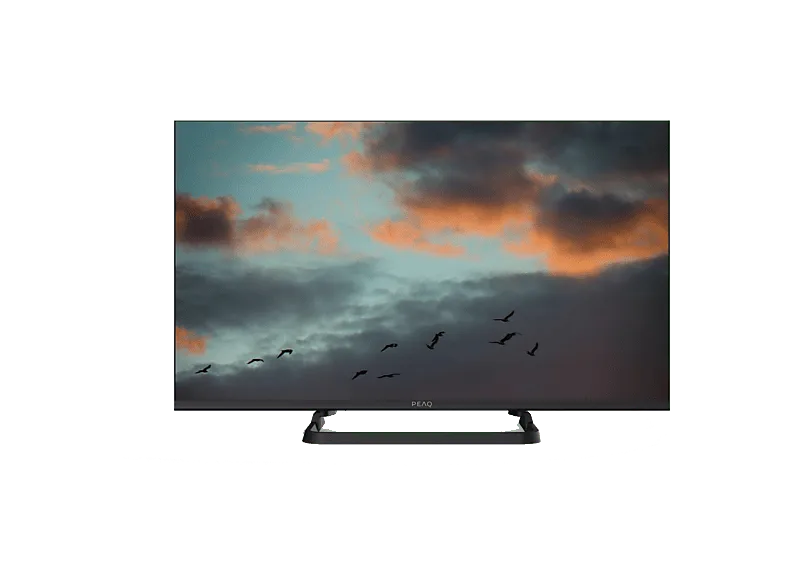 TV LED 32" - PEAQ PTV 32GH-5025C, WXGA, Smart TV, Google DVB-T2 (H.265), HDR10, Dolby Audio, Triple Tuner, HD Ready, Negro