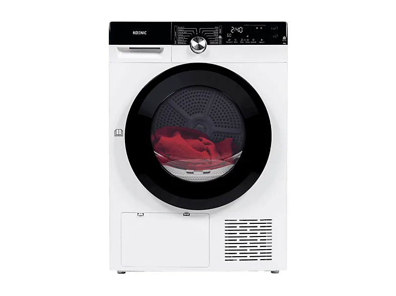 Secadora bomba de calor - KOENIC KTD 9333 C, 9 kg, 14 Programas, Blanco