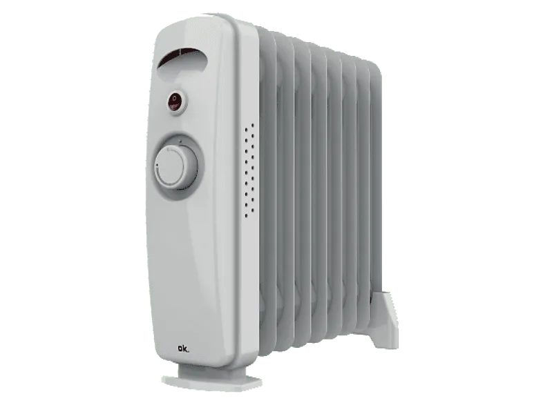 Radiador de aceite - ok. A01_EU01_116599, 1000W, 9 Módulos, Hasta 15 m², Blanco