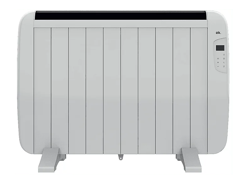 Emisor térmico - ok. 116597 10 elementos, 1500 W, Rango de 5 ºC a 35ºC, Blanco