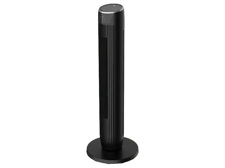 Ventilador de torre - ok. OTF 923026 B ES, 35W, 3 Velocidades, Mando a Distancia, Oscilación, Temporizador 7h, Negro