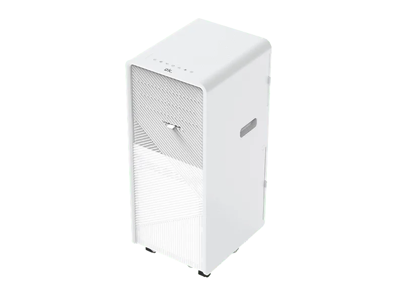 Aire acondicionado portátil - ok. OAC 12126 ES, 2236 fg/h, 2 Velocidades, 20m², 55 dB(A), Ruedas, Blanco