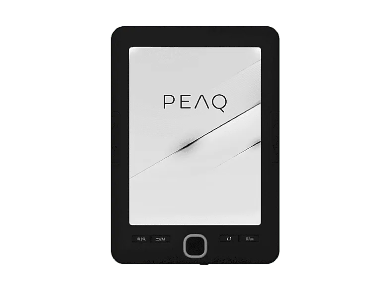 eBook - PEAQ Basic, 6", 4GB, 1024x758 pixels, 16 Niveles de Gris, Incluye Funda Protectora, Negro