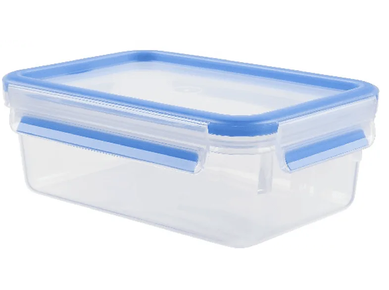 Tupper - Tefal Clip&Close K30211, Rectangular, 0.55 L, Plástico
