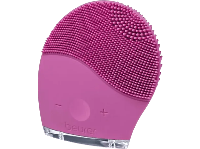 Cepillo facial - Beurer FC49, Función 2 en 1, IPX7, Tecnología de vibración, 15 Niveles intensidad, Rosa