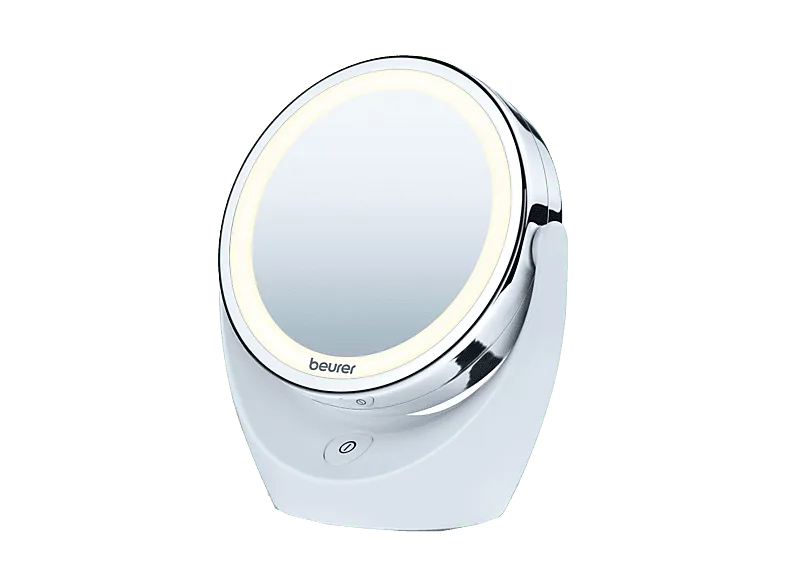 Espejo lumínico - Beurer SR-BS788, Cara, 5x Zoom, Luz LED, 11 cm Diámetro, Blanco