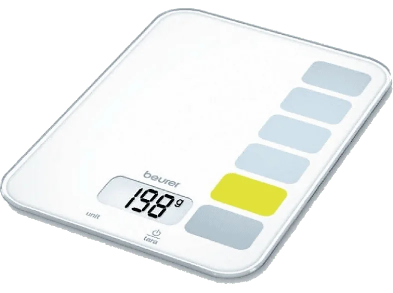 Balanza de cocina - Beurer KS 19 Peso máximo 5Kg, Escala medición 1g, Display digital
